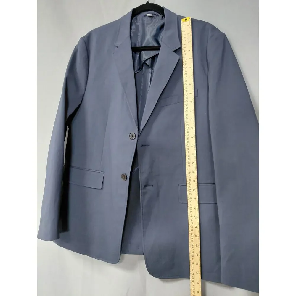 3.1 Phillip Lim Blue Lined Blazer Jacket Men Size L